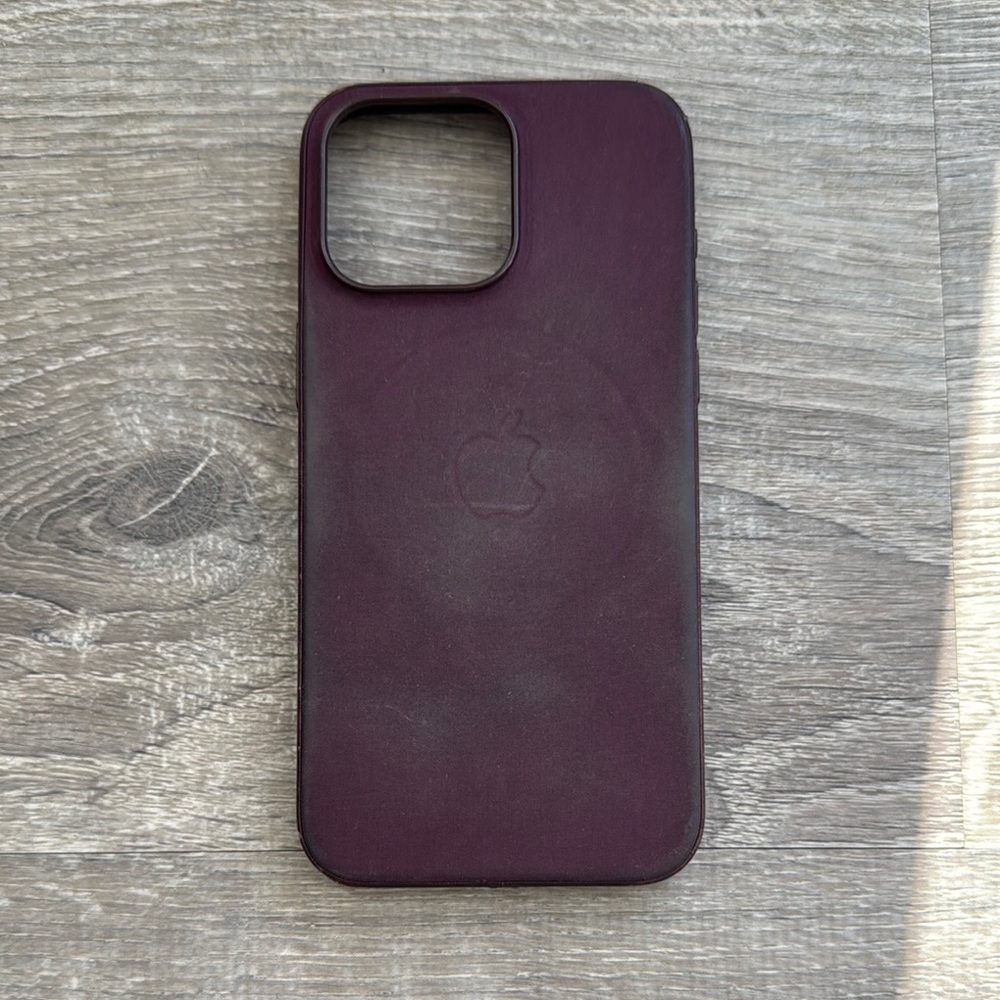 Apple Purple Fineweave iPhone Case 15 Pro Max